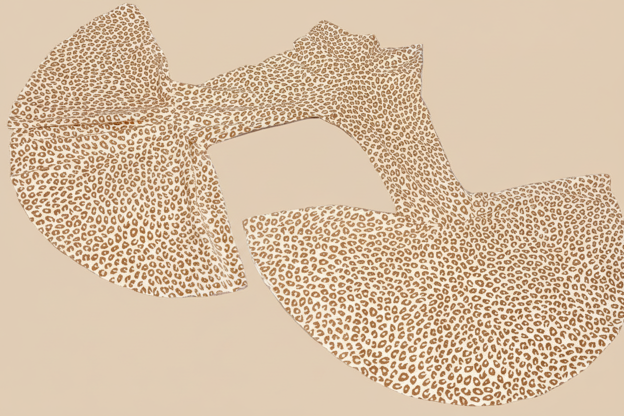 Cheetah Print Bell Bottom Outfit