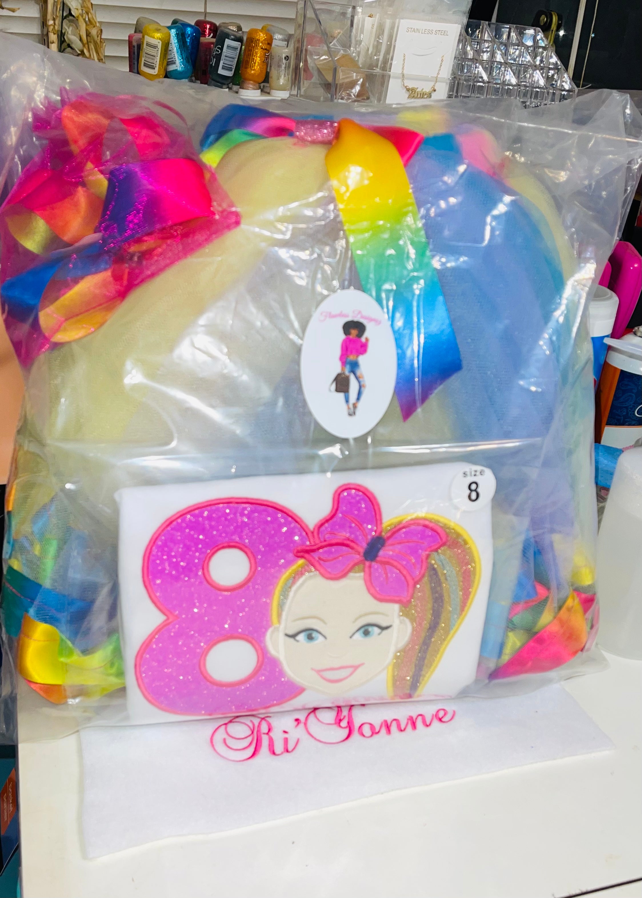 Rainbow Girl’s Birthday Set