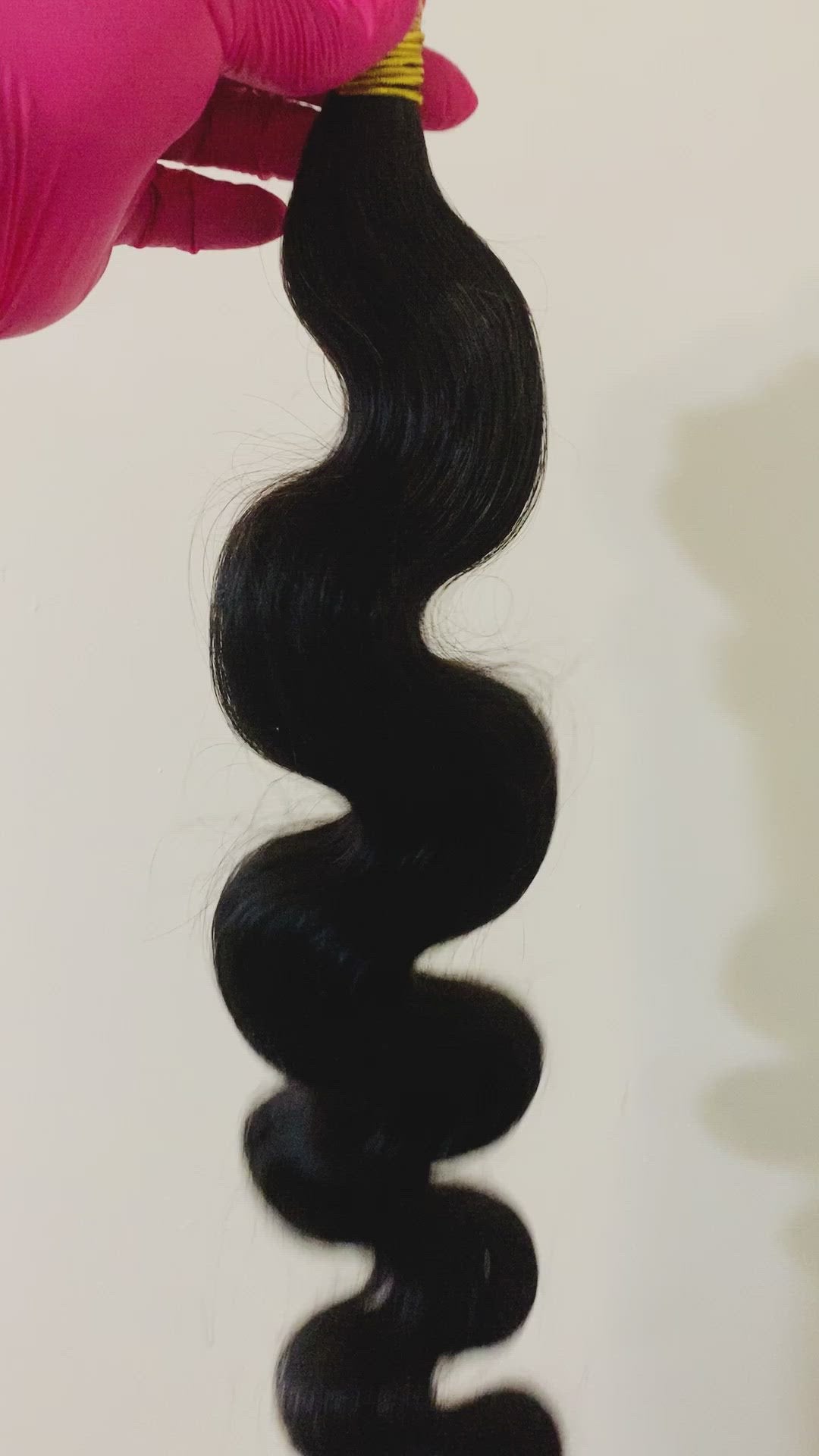 100%  Brazilian Virgin Human Hair (Body Wave ) 1B