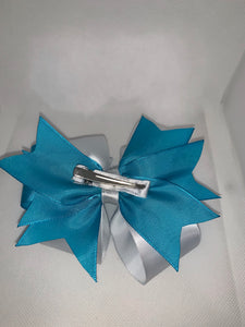 Blue & White Satin Ribbon