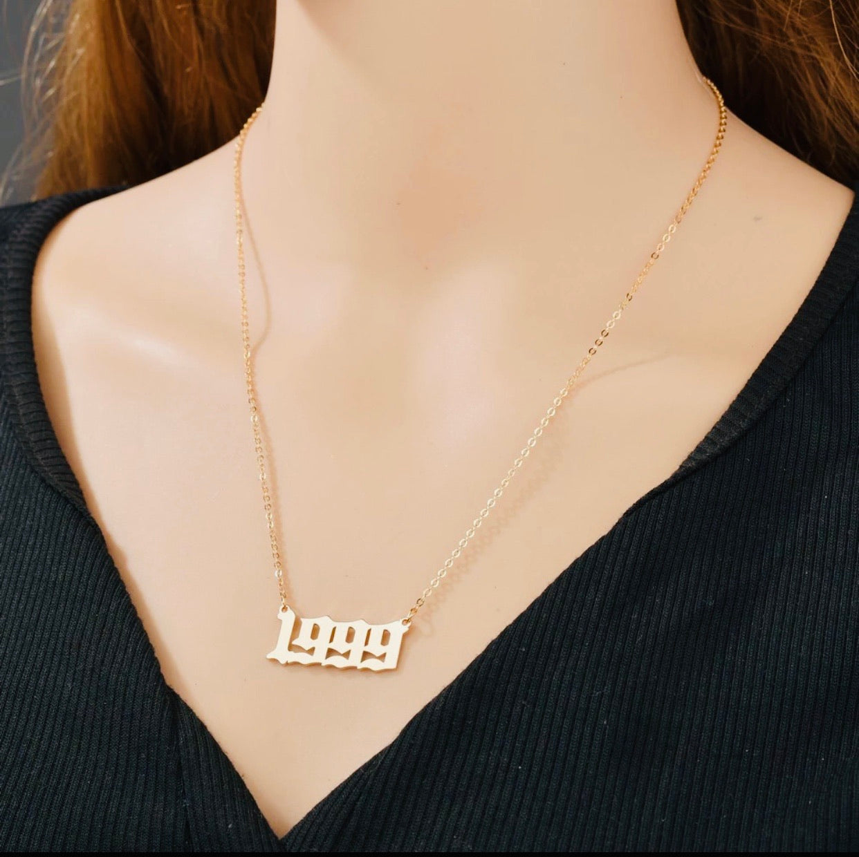 Remember the year necklace