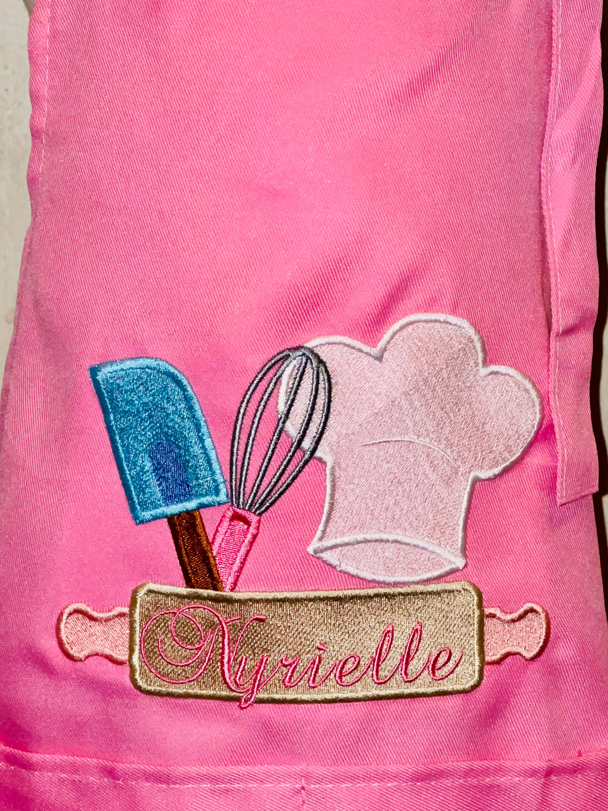 Personalized Gift |Child Apron & Hat Set with 2 Pockets for Boys or Girls | Kitchen Cooking |Baking gift