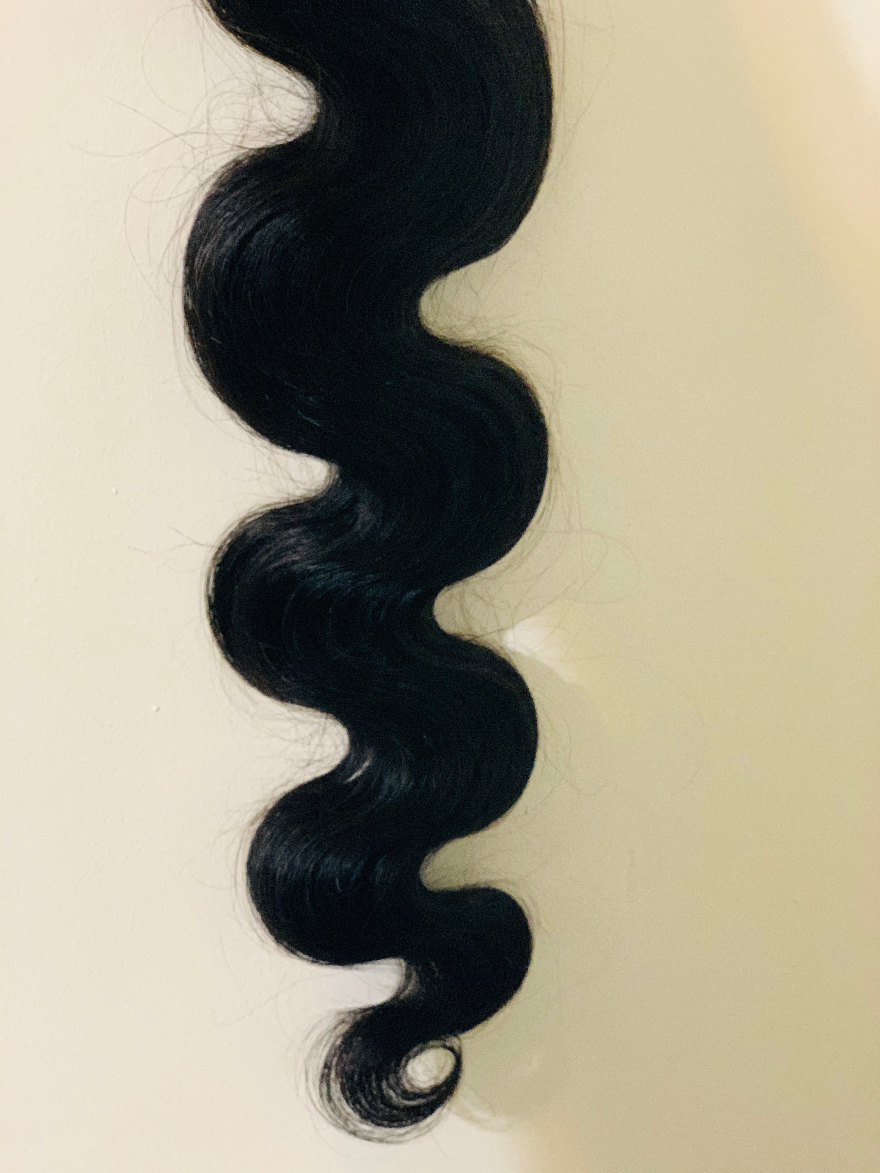 100%  Brazilian Virgin Human Hair (Body Wave ) 1B