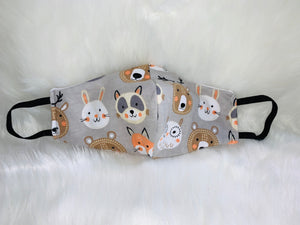 Kids Zoo Animal Face Mask
