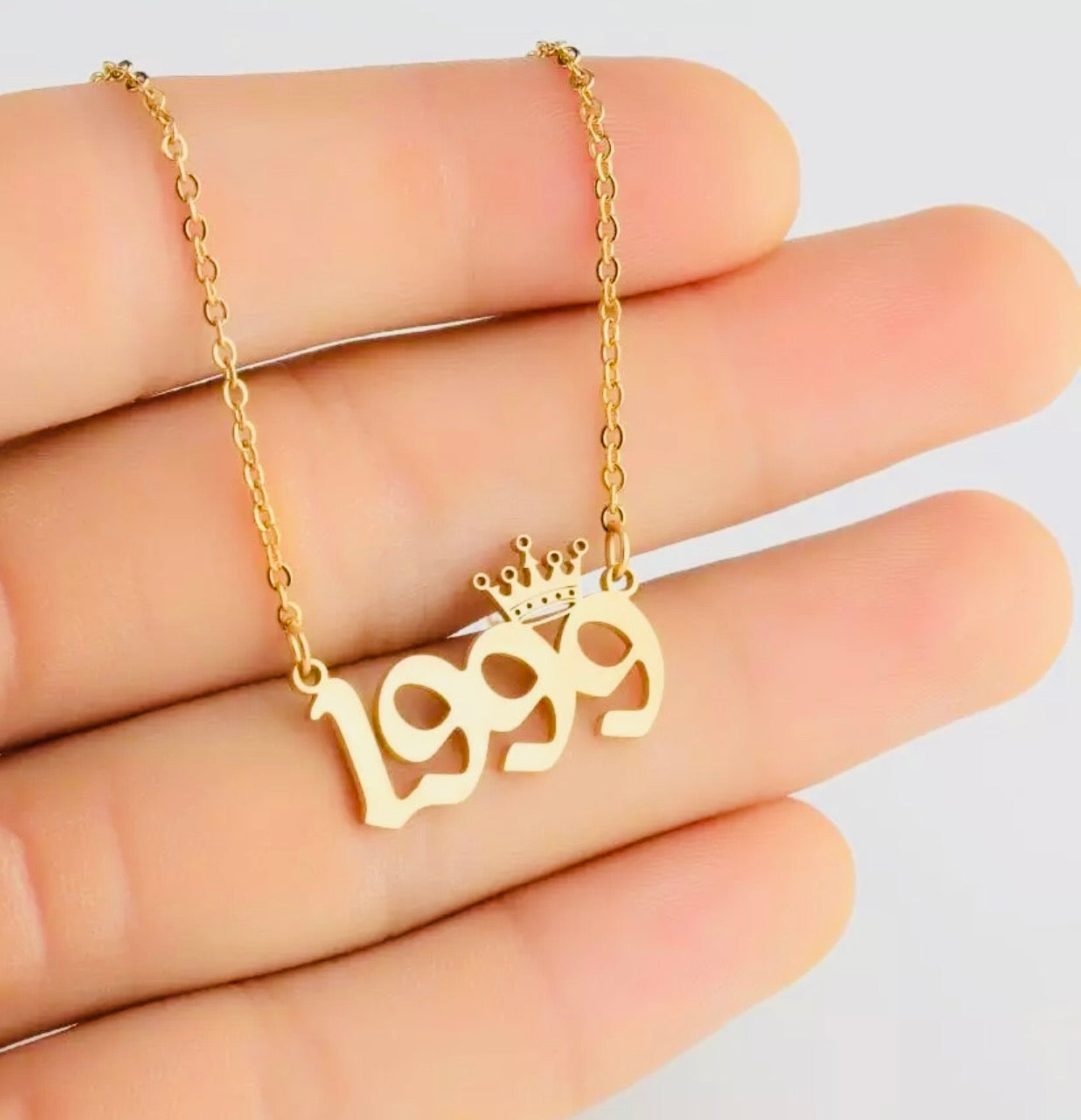Remember the year necklace