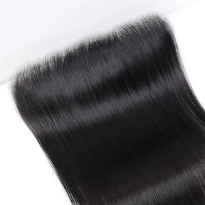 Brazilian (Straight) 4 x 4 Transparent Lace  Closure