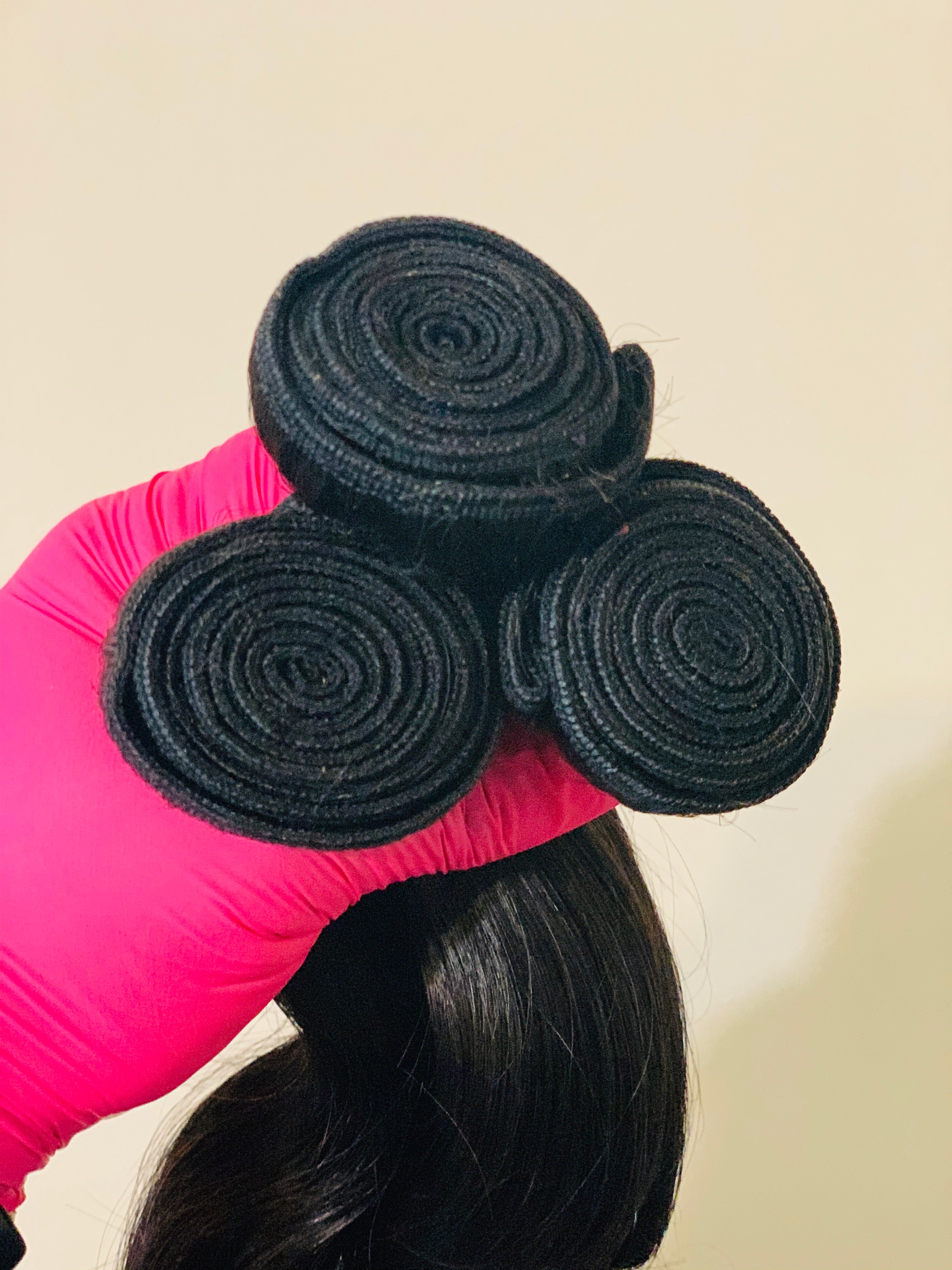 100%  Brazilian Virgin Human Hair (Body Wave ) 1B