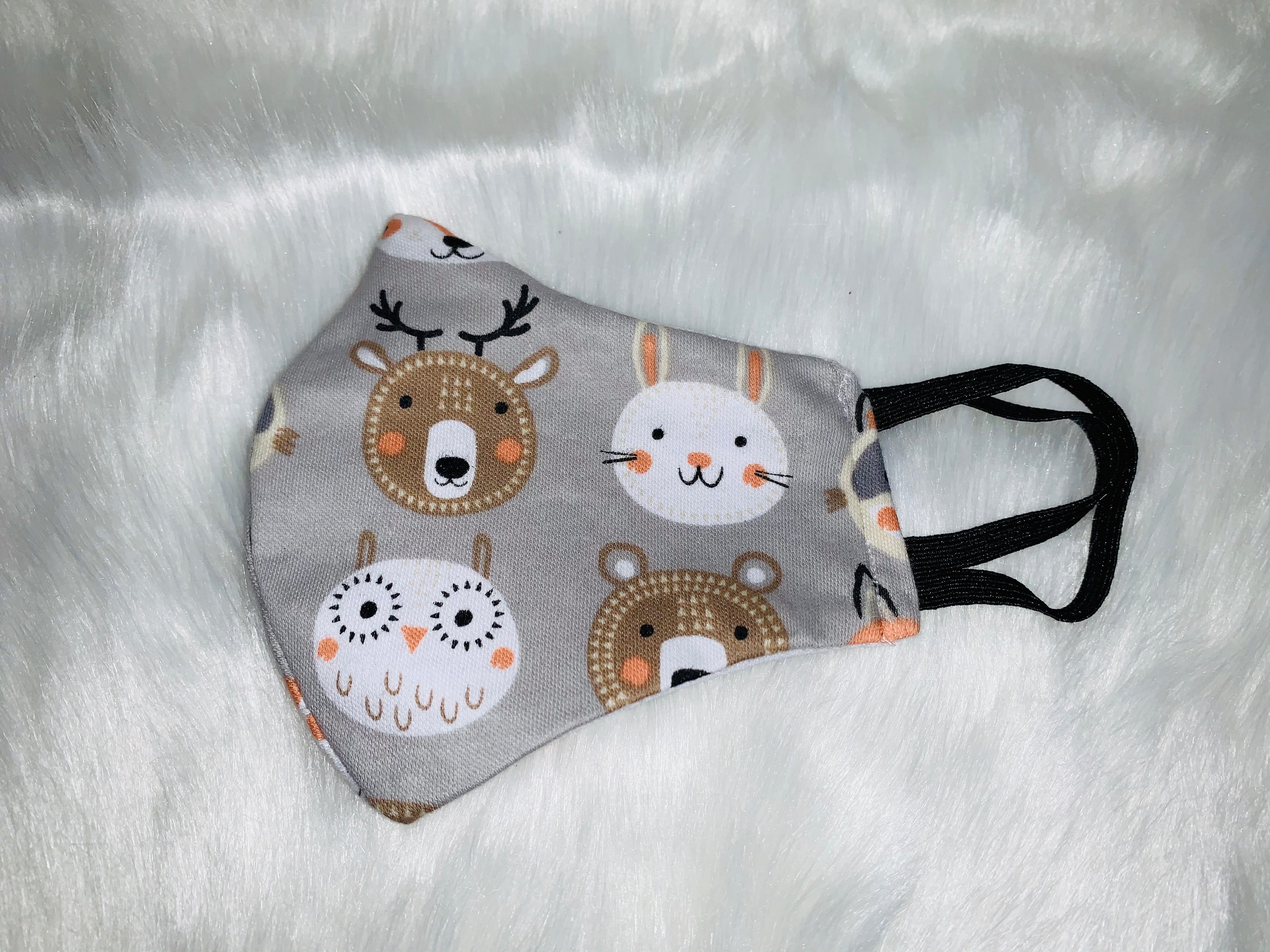 Kids Zoo Animal Face Mask