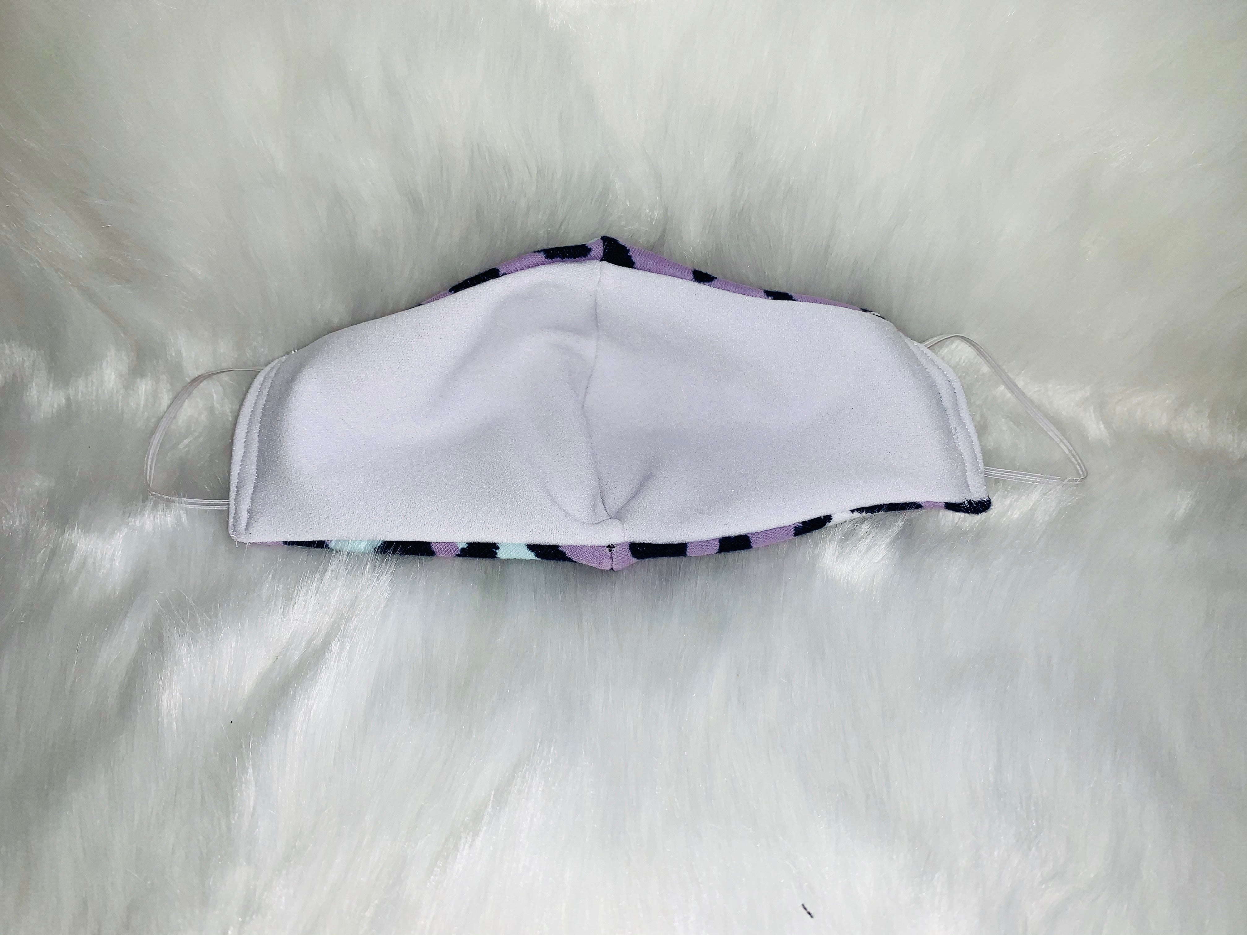 Purple Women’s Cheetah Face Mask