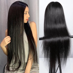 100%  Brazilian Virgin Human Hair (Straight) 1B