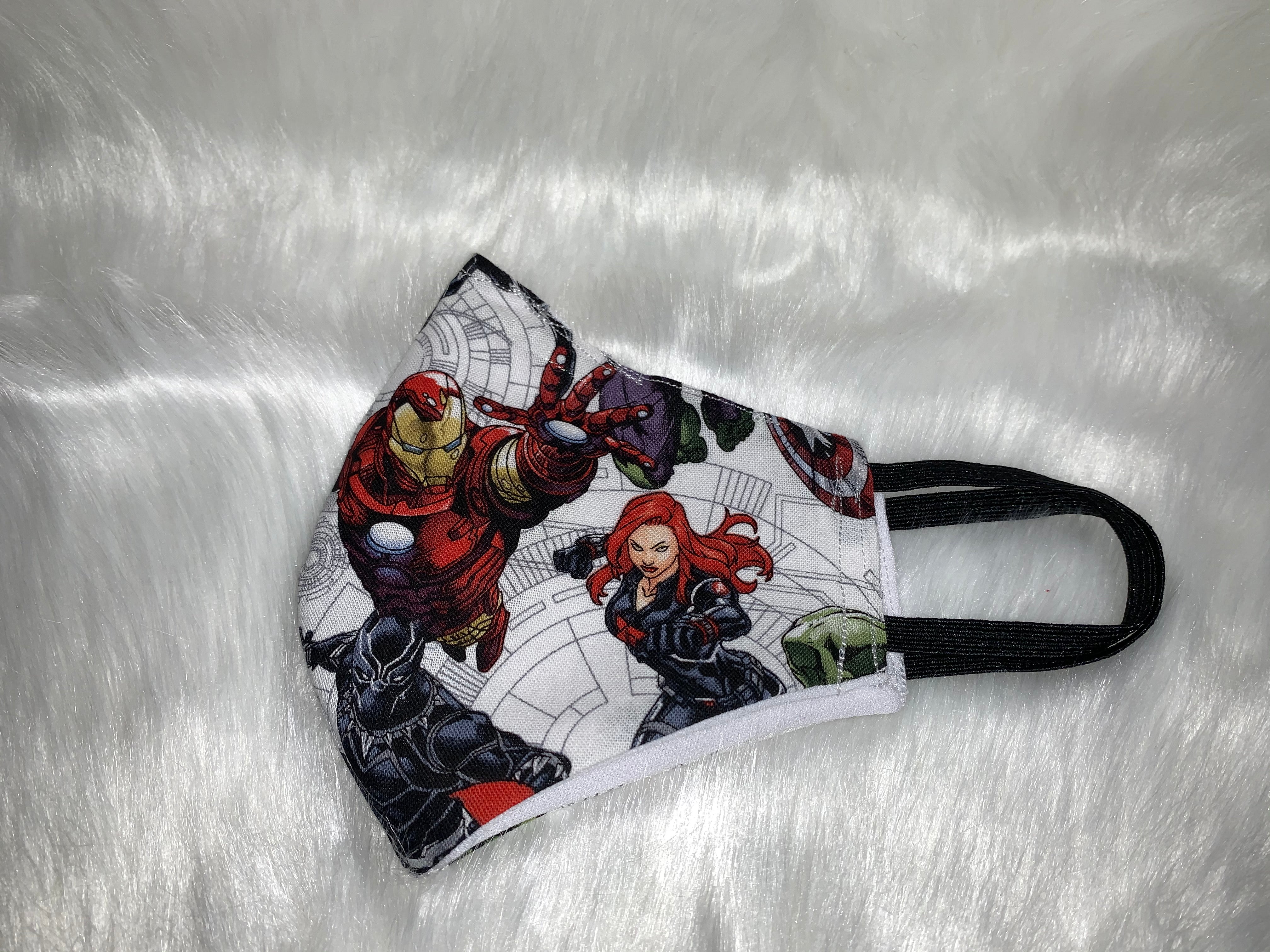Kids White Face Mask