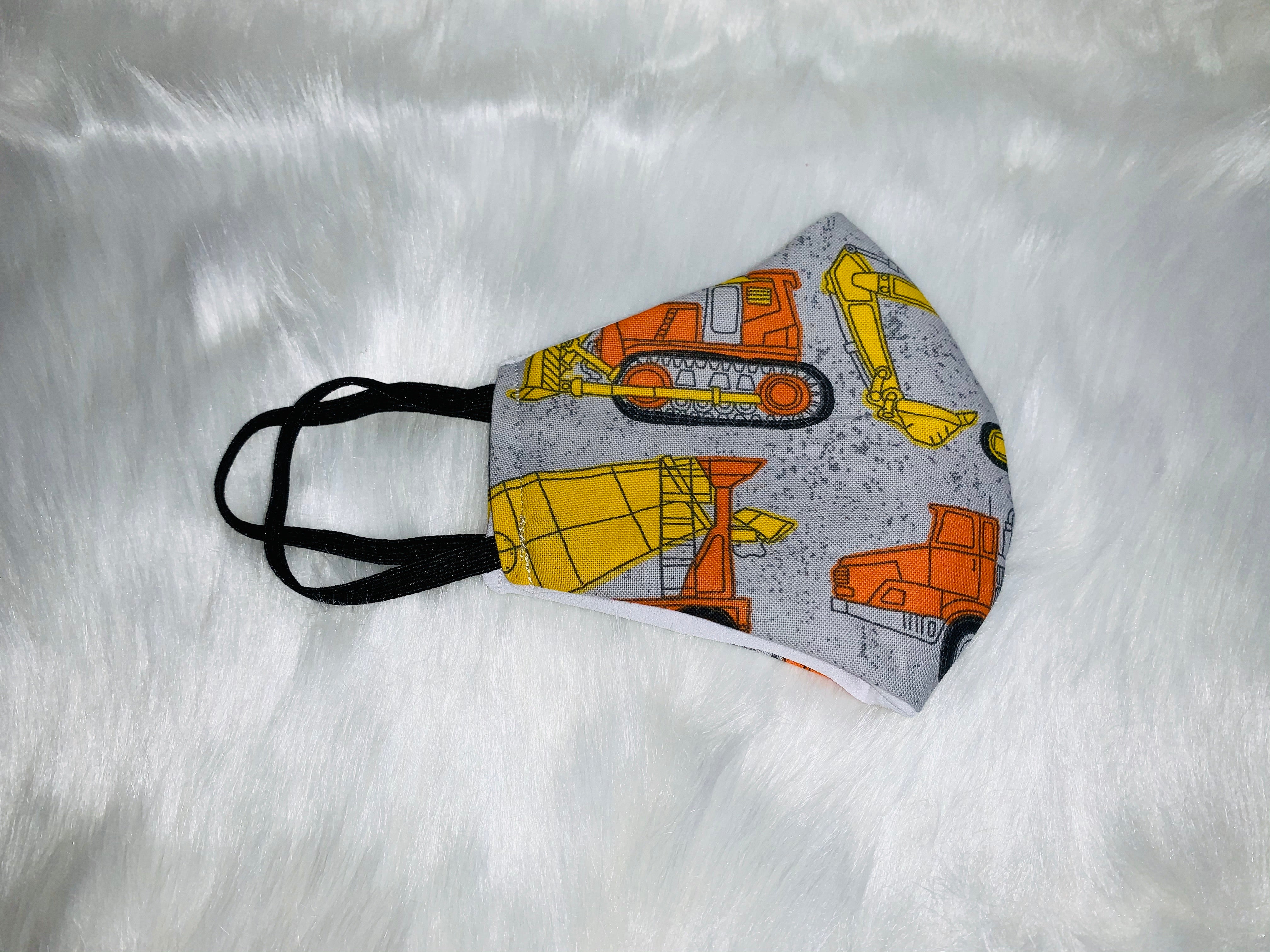Dump Trucks Face Mask