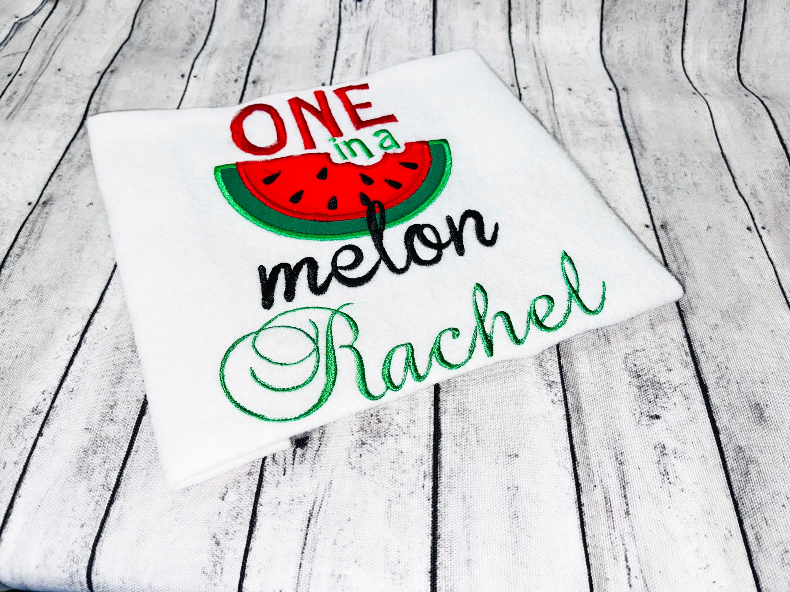 One in a Melon Embroidered T-shirt