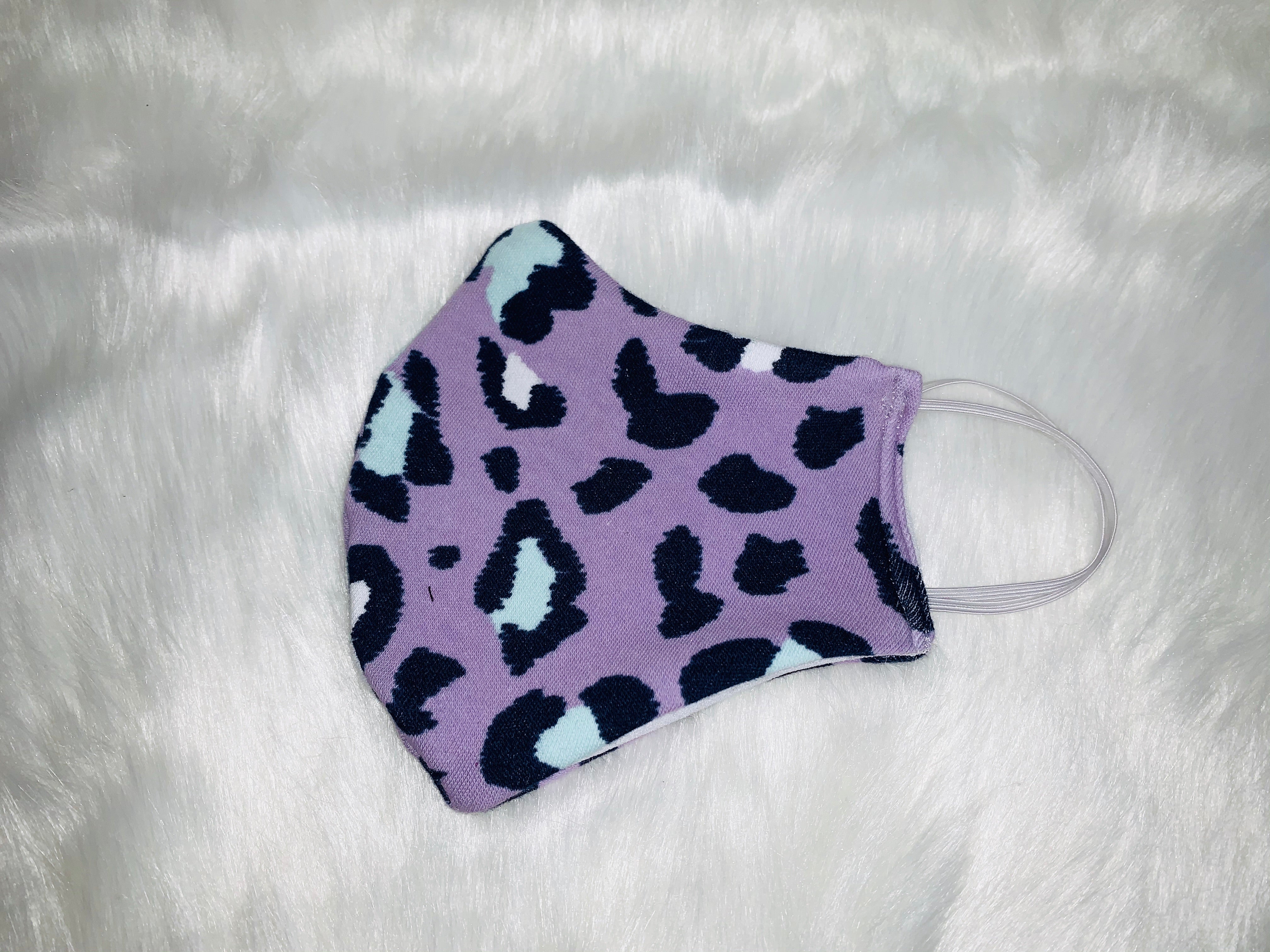 Purple Women’s Cheetah Face Mask
