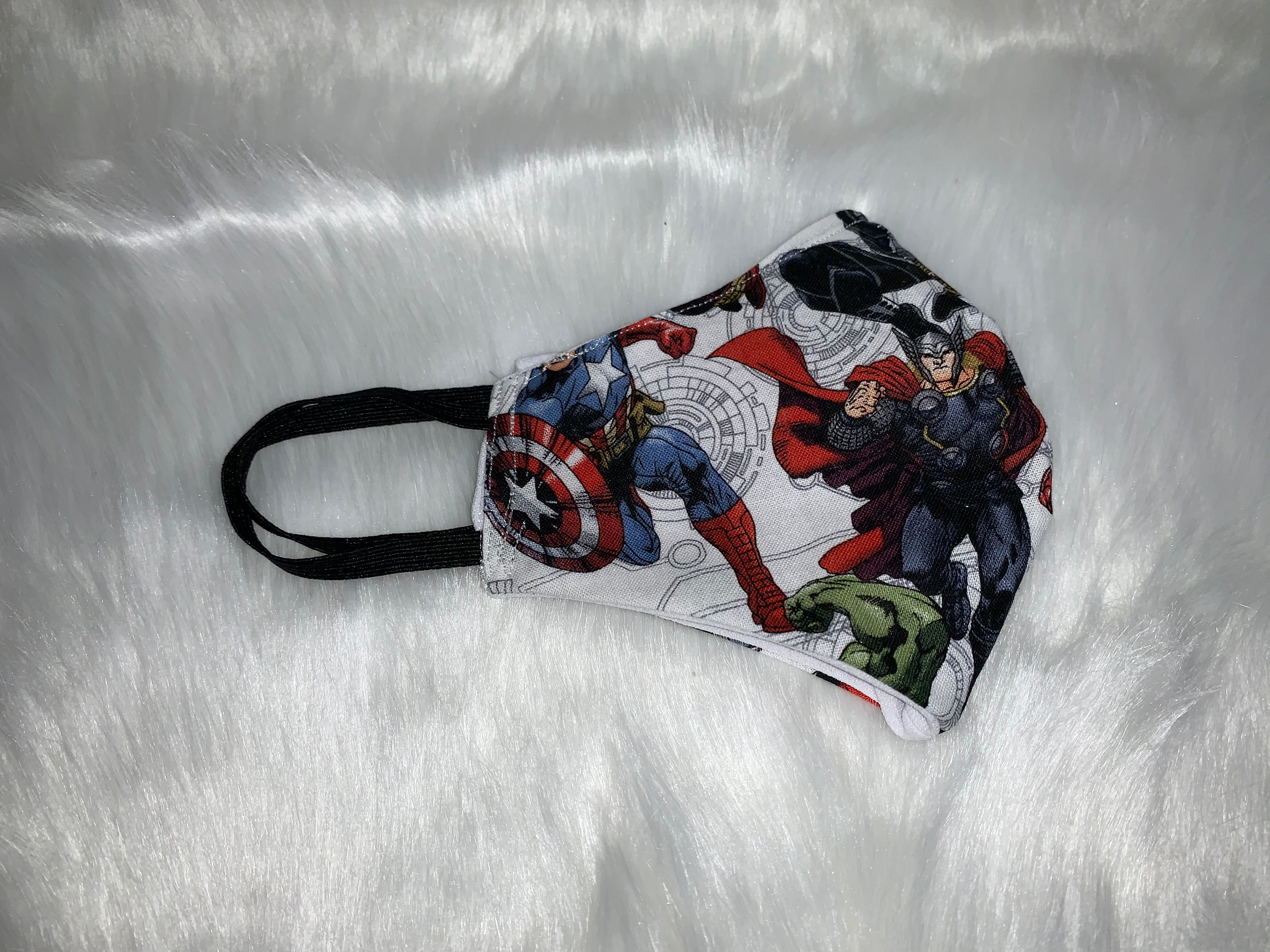 Kids White Face Mask