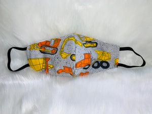 Dump Trucks Face Mask