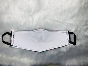 Black & Red Boys Face Mask