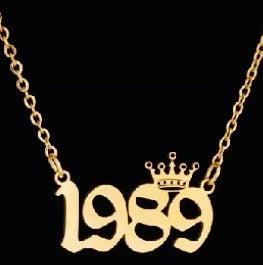 Remember the year necklace