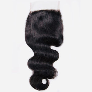 Brazilian 4 x 4 Transparent Lace / Body Wave