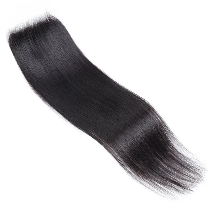 Brazilian (Straight) 4 x 4 Transparent Lace  Closure