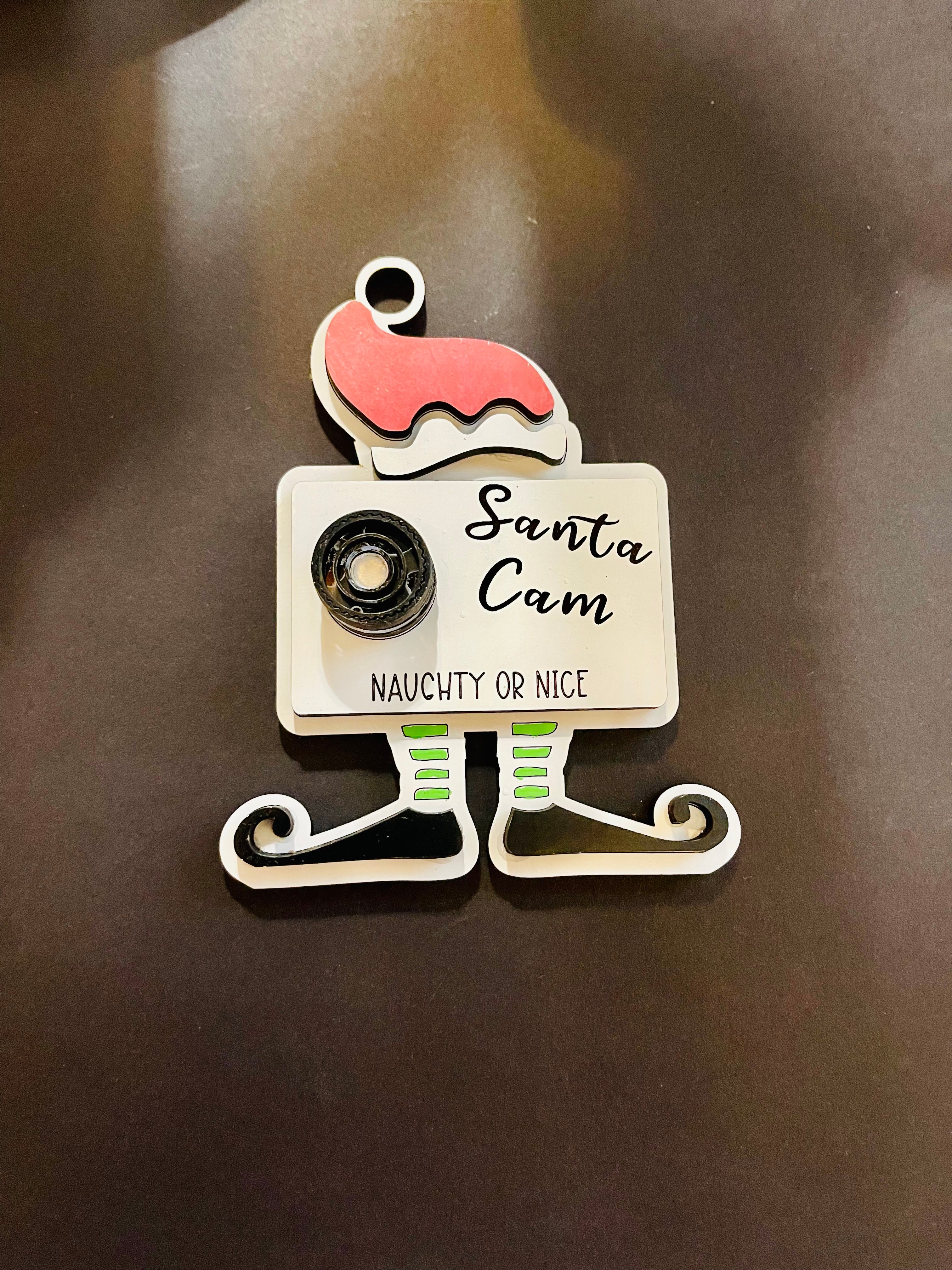 Santa Cam Ornament