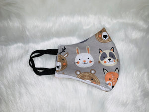 Kids Zoo Animal Face Mask