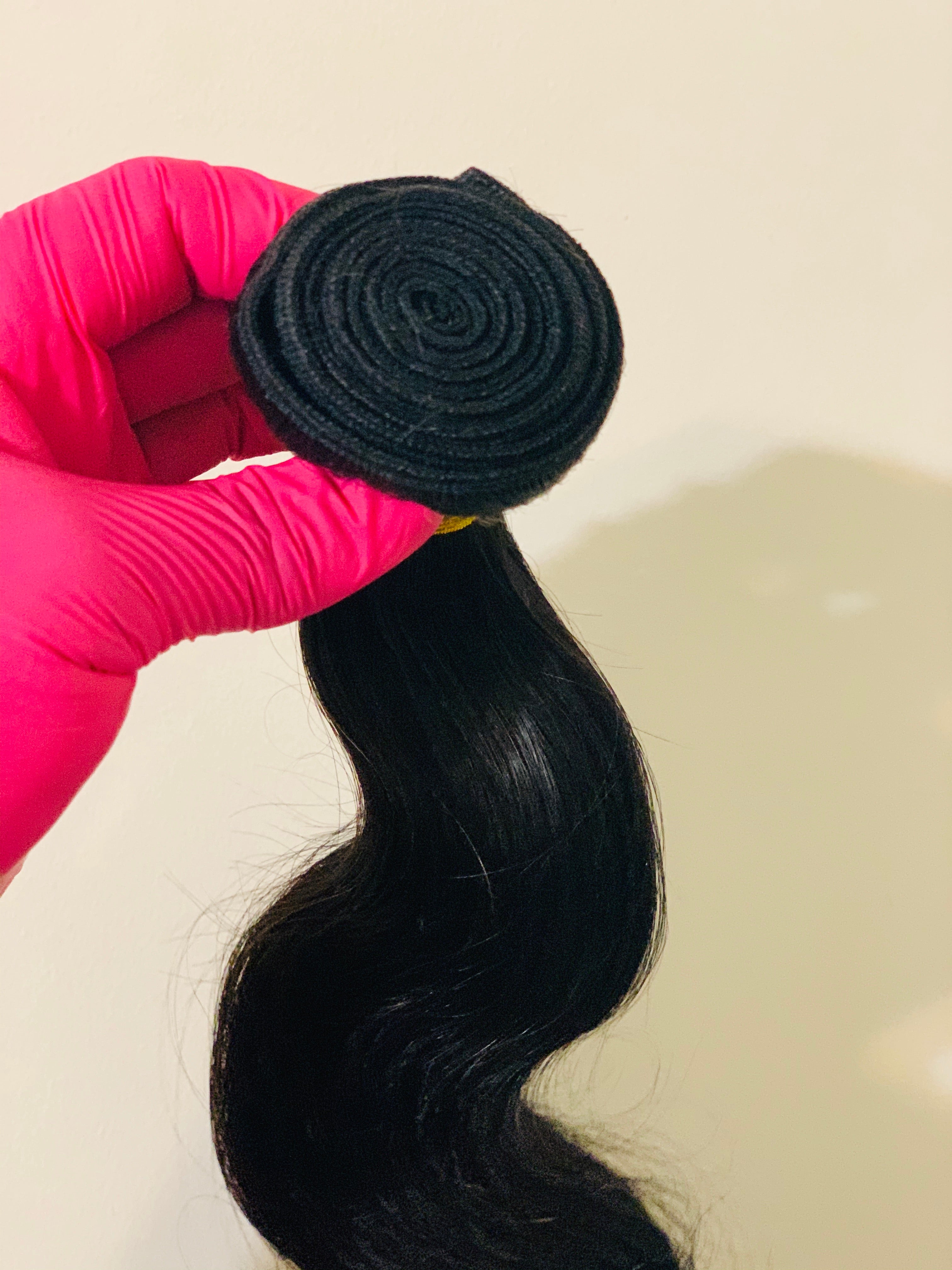 100%  Brazilian Virgin Human Hair (Body Wave ) 1B