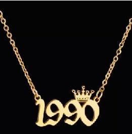 Remember the year necklace